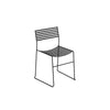 Set Fizz Table 240cm + 4x Aero chair + Pond bench + Light My Table - Black