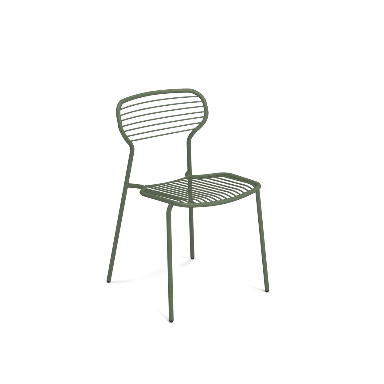 Set Plus4 tafel 220+110 / Apero chair x2 / Apero armchair x2 - Militairy green