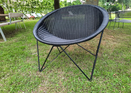 C317 lounge chair outdoor - Black