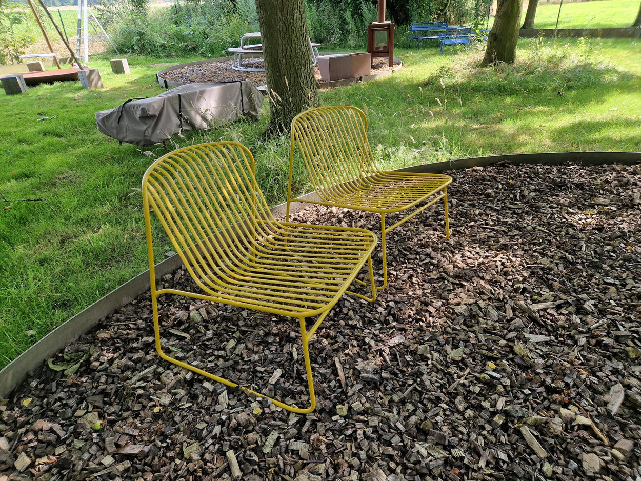 Riviera lounge chair / 2 stuks - Curry Yellow