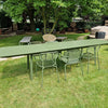 Set Plus4 tafel 220+110 / Apero chair x2 / Apero armchair x2 - Militairy green