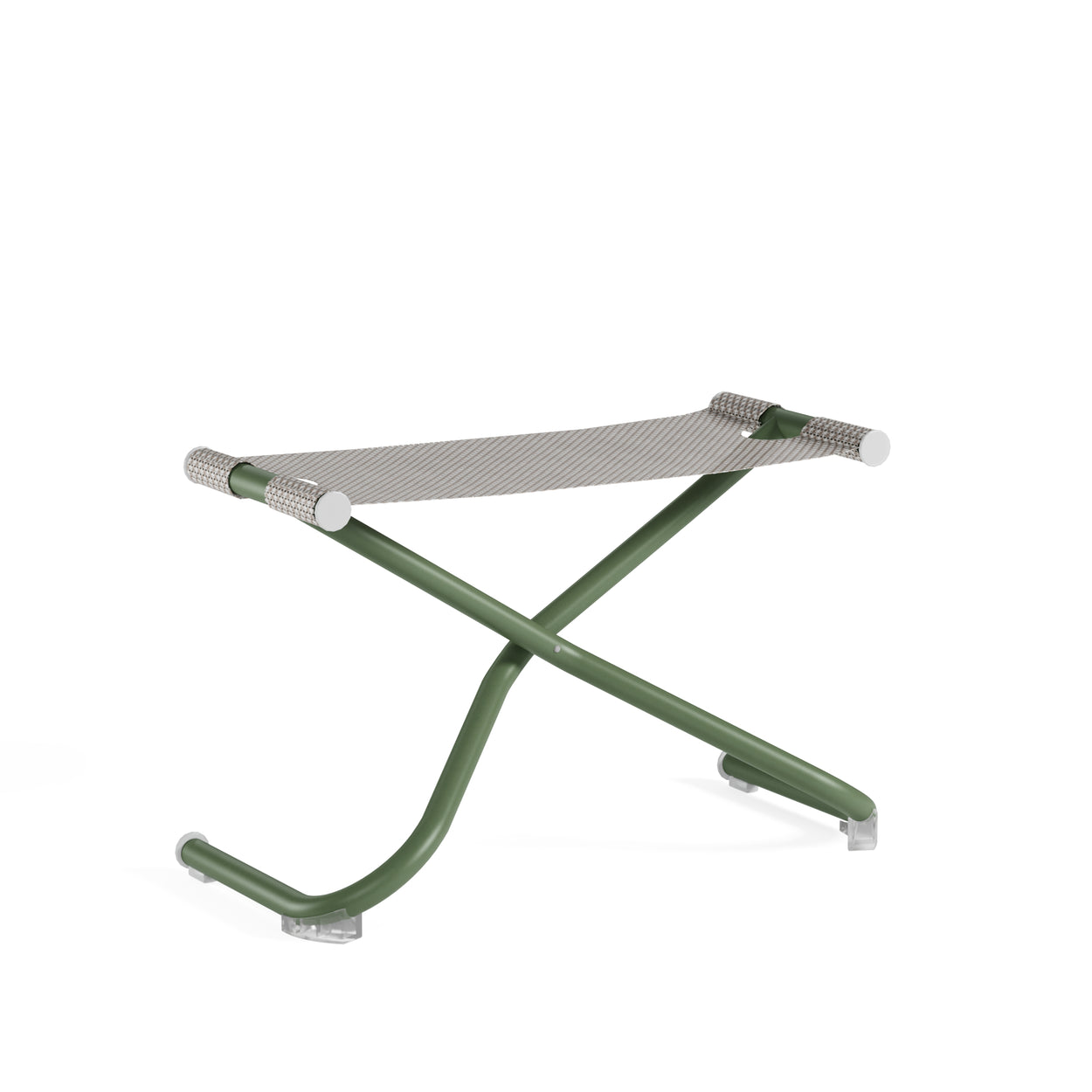 Snooze loungestoel + footstool - Military Green