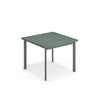 Set Star tafel vierkant 90x90 / Star Chair x4 - donker groen