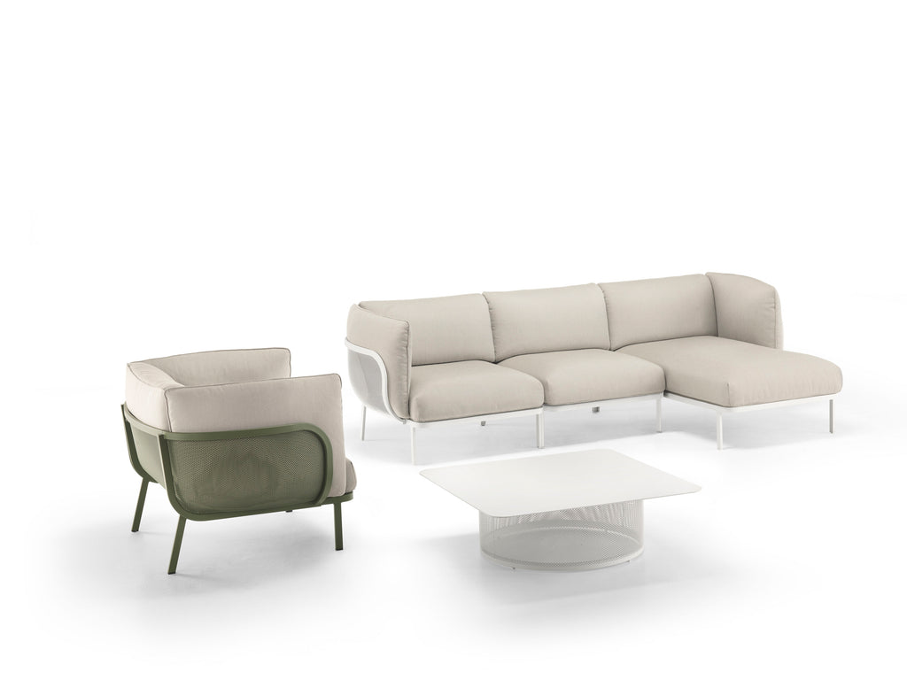 Cabla - 3 seater sofa with daybed — Vier Seizoenen Buiten