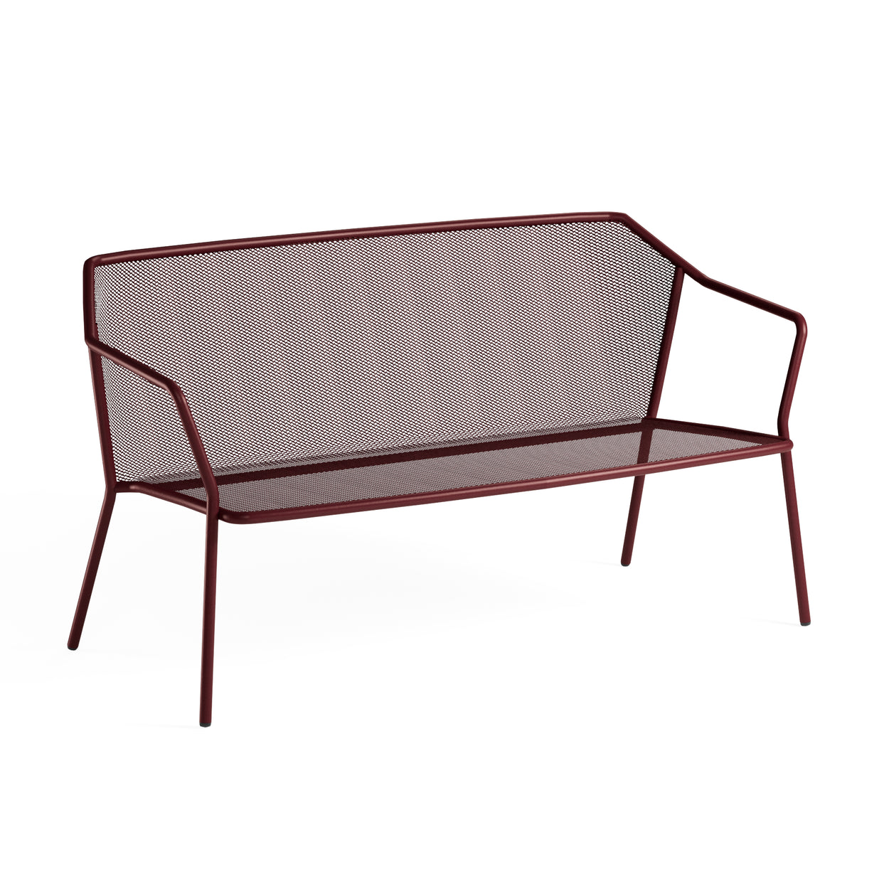 Darwin 2-seater Sofa + Coffee table - Intense Red