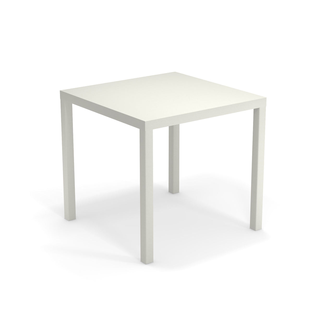 Set Nova tafel 80x80 / Rio R50 Armchair x2 - White