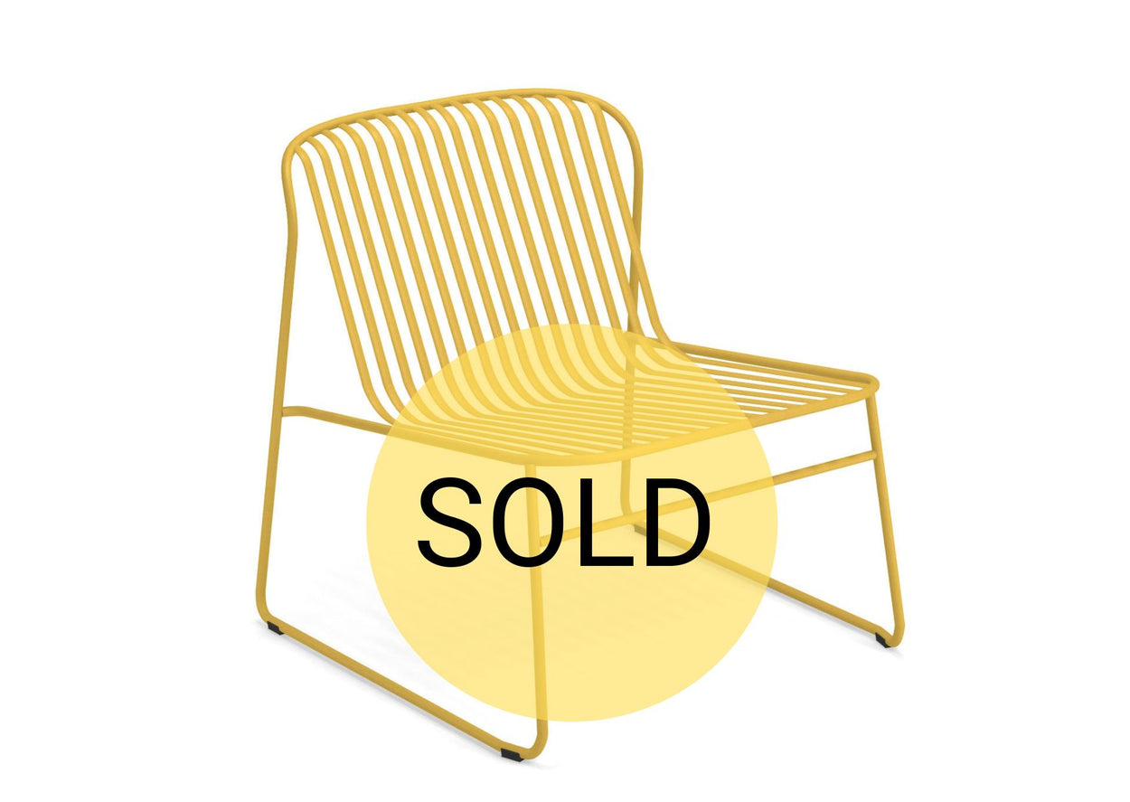 Riviera lounge chair / 2 stuks - Curry Yellow