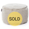 Dotty Poef rond 70cm out/indoor Beige