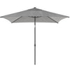 Malibu 200 x 250 cm - Antracite / Light Grey + cover + parasolvoet