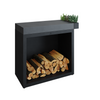 Butcher Block Storage 90 - Black