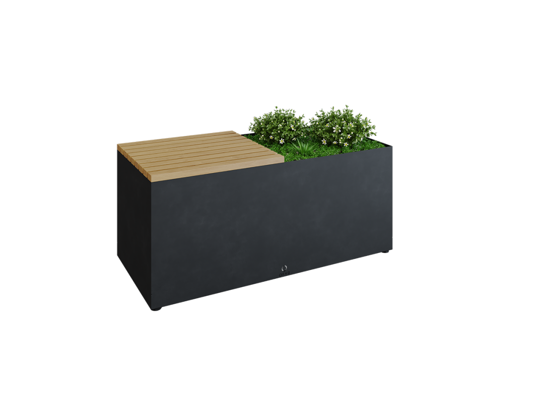 Herb Garden Bench - Black