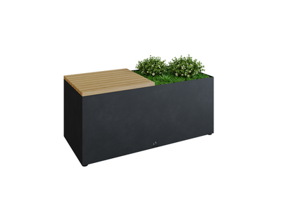 Herb Garden Bench - Black