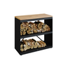 Wood Storage Dressoir - Black