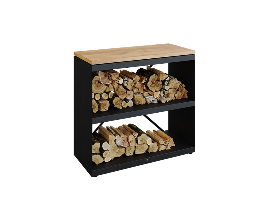 Wood Storage Dressoir - Black