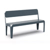 Bended Bench with backrest